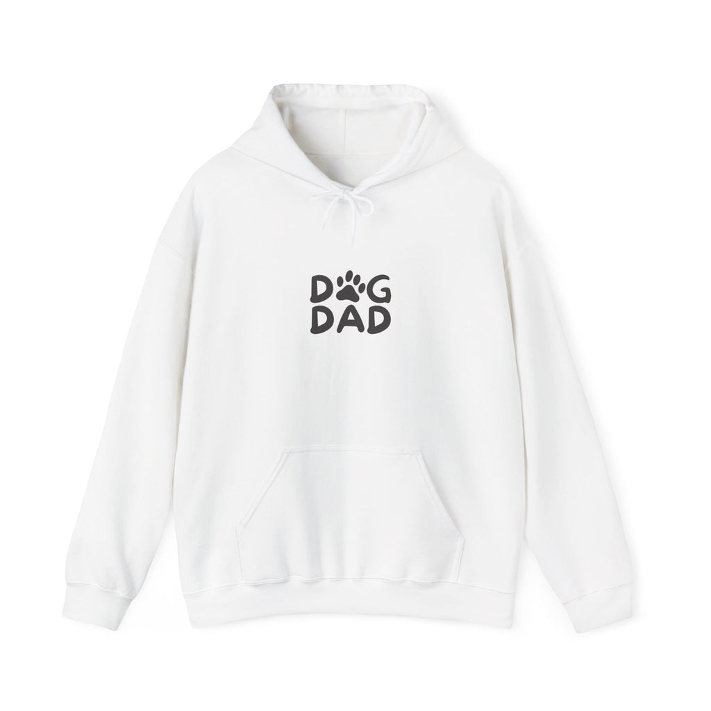 Dog Dad Hoodie — "Life Is Better With a Dog" Paw Print Pullover