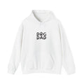 Dog Dad Hoodie — "Life Is Better With a Dog" Paw Print Pullover
