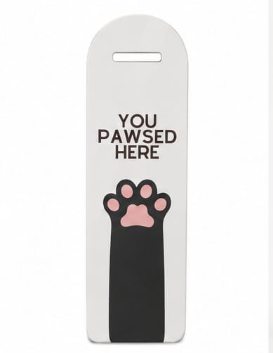 'You Pawsed Here' Bookmark